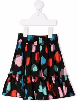 Kids hearts twill Skirt
