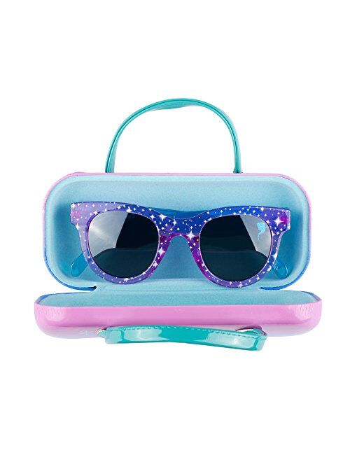Disney Frozen II Kids Sunglasses for Girls, Toddler Sunglasses with Kids Glasses Case