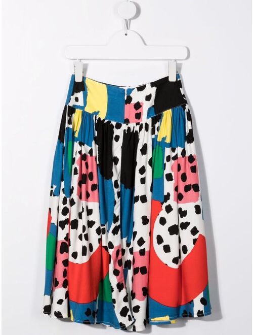 Stella McCartney Kids Abstract-Print Skirt