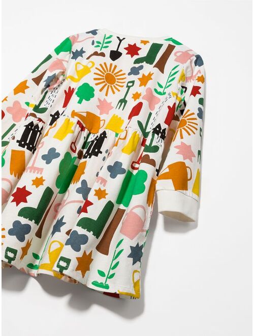 Stella McCartney Kids Gardening-Print Cotton Dress