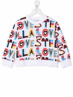 Kid  Stella Love Print Sweatshirt
