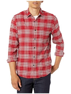 Men's Regular-fit Long-Sleeve Plaid Flannel Shirt (Limited Edition Colors)