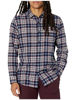 Men's Regular-fit Long-Sleeve Plaid Flannel Shirt (Limited Edition Colors)