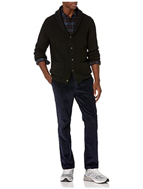 Amazon Essentials Men's Slim-fit Long-Sleeve Plaid Flannel Shirt