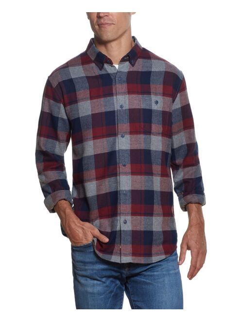 Weatherproof Vintage Men's Plaid Flannel Shirt