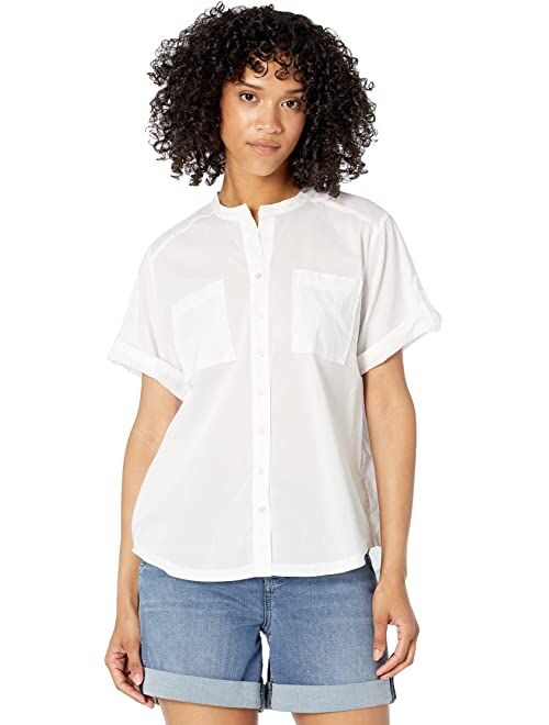 Nydj Short Sleeve Blouse with Tabs
