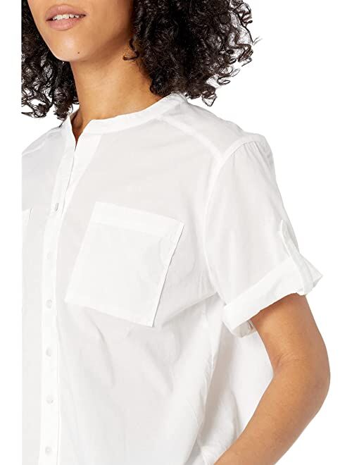 Nydj Short Sleeve Blouse with Tabs