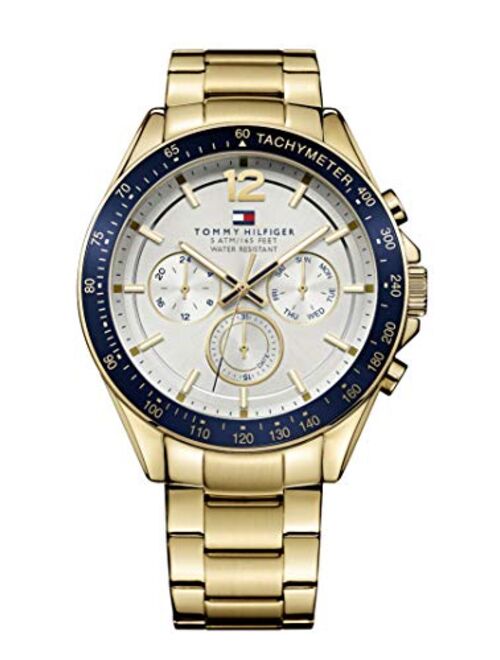 Tommy Hilfiger Men's 1791121 Sophisticated Sport Gold-Tone Stainless Steel Watch