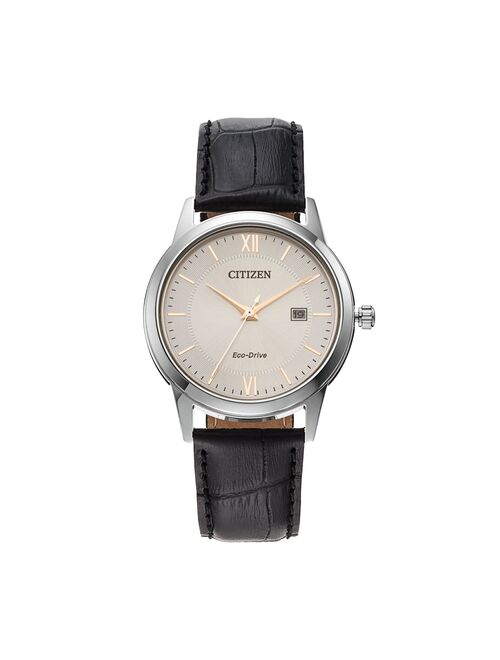 Citizen Eco-Drive Men's Leather Watch - AW1236-03A