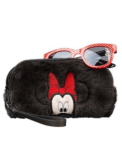 Minnie Mouse Kids Sunglasses for Girls, Toddler Sunglasses with Kids Glasses Case