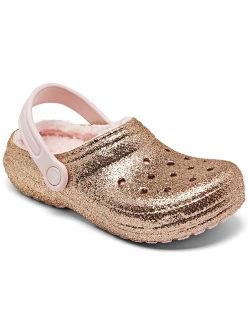 Crocs Toddler Girls Glitter Lined Clogs from Finish Line