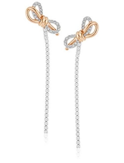 Women's Lifelong Bow Jewelry Collection, Clear Crystals