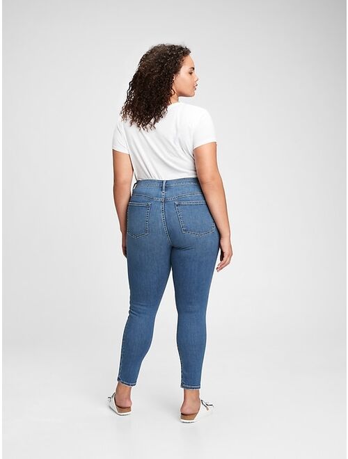 GAP High Rise True Skinny Jeans with Washwell