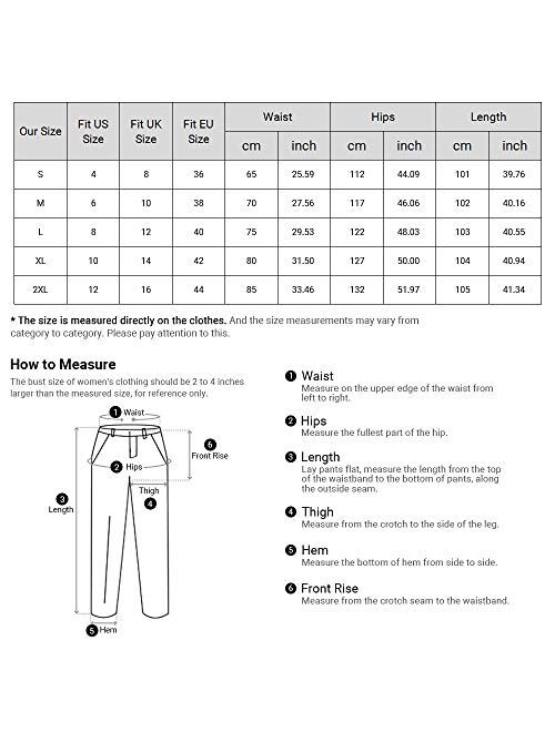 ZAFUL Women's High Waisted Solid Jogger Pants Outdoor Cargo Pants