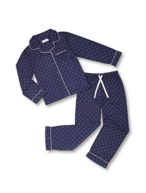 PajamaGram Pajamas for Kids - Kids Button Down Pajamas