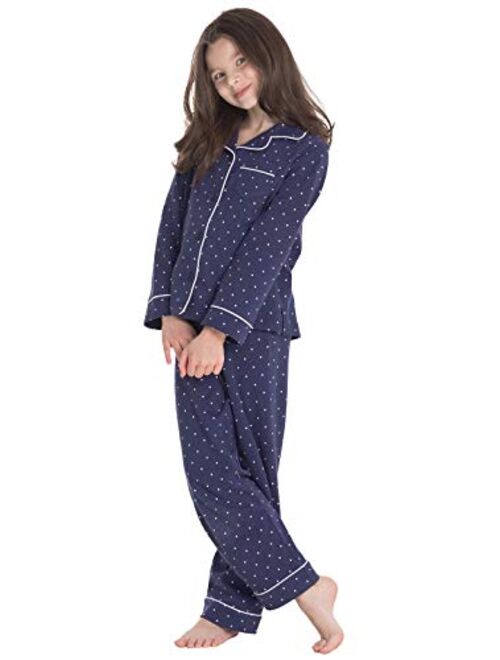 PajamaGram Pajamas for Kids - Kids Button Down Pajamas