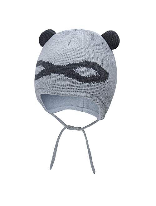 Vivobiniya Baby Winter Hats Toddler boy and Girl Knit Hats Earmuff hat 0-6y