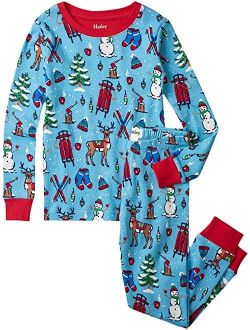 Kids Winter Wonderland Organic Cotton Pajama Set (Toddler/Little Kids/Big Kids)