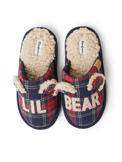 Kids' Dearfoams Lil Bear Scuff Slippers