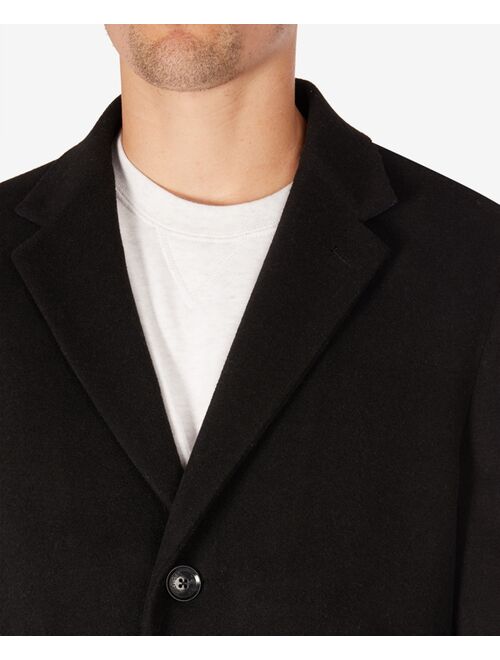 Tommy Hilfiger Men's Addison Wool-Blend Trim Fit Overcoat