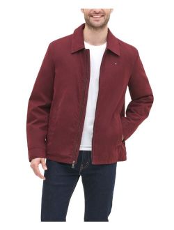 Men's Classic Front-Zip Filled Micro-Twill Jacket