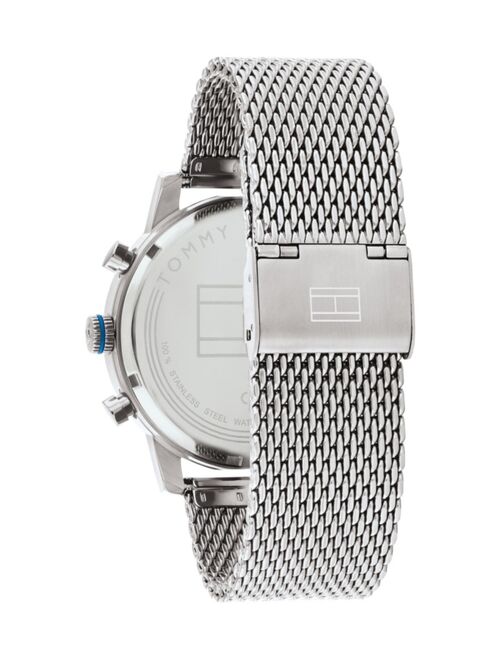 Tommy Hilfiger Men's Stainless Steel Mesh Bracelet Watch, 44mm