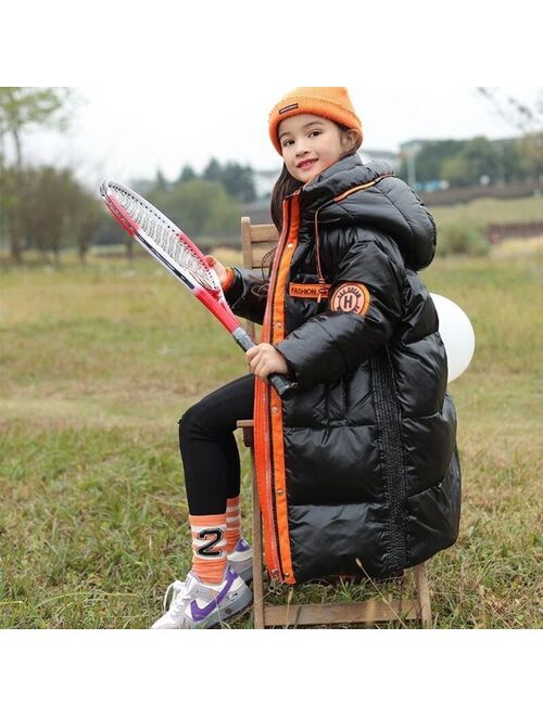 Winter teenage Boys down Warm Jacket Fashion 2-15 Years Boys Coat Autumn Hooded Thick Outerwear Coat For girls Children Clothing