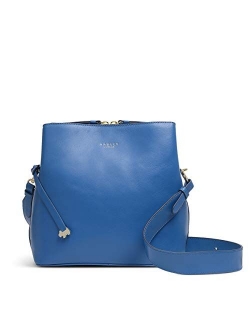 Dukes Place Medium Pebble Leather Compartment Crossbody