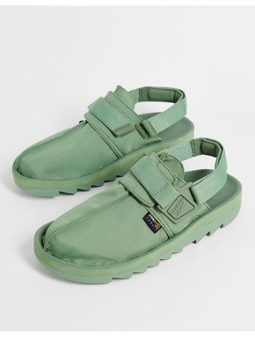 Reebok Beatnik sandals in khaki green