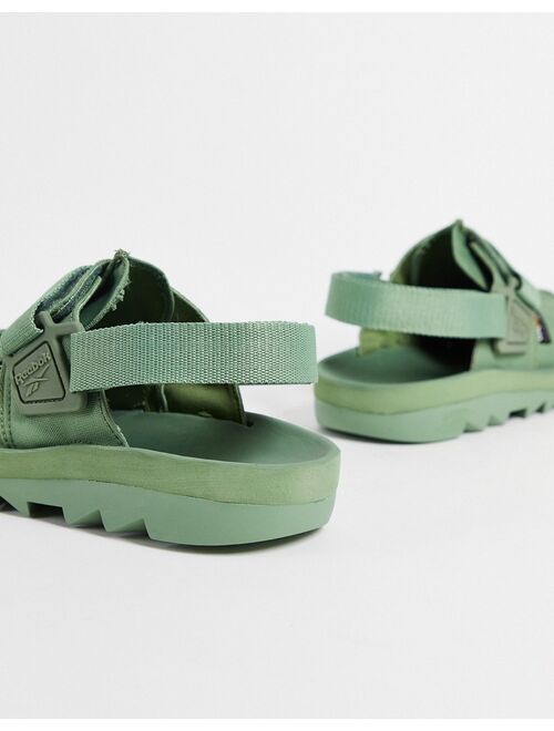 Reebok Beatnik sandals in khaki green