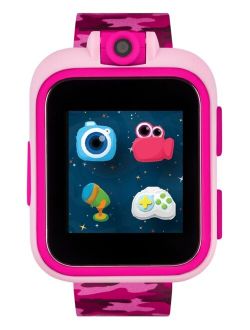 Kids PlayZoom Pink Camouflage Strap Touchscreen Smart Watch 42x52mm