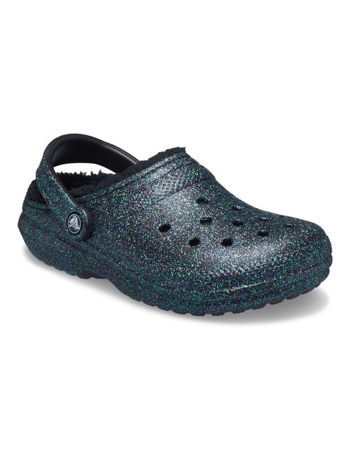 Crocs Classic Glitter Lined Women's Clogs