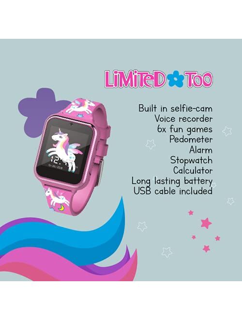 Accutime Watch Corp. Limited Too Smart Watch for Girls