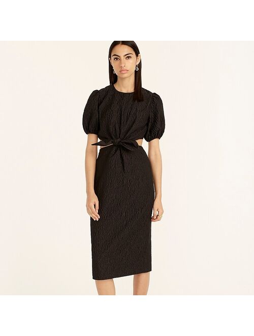 J.Crew Collection cutout dress in textured organza