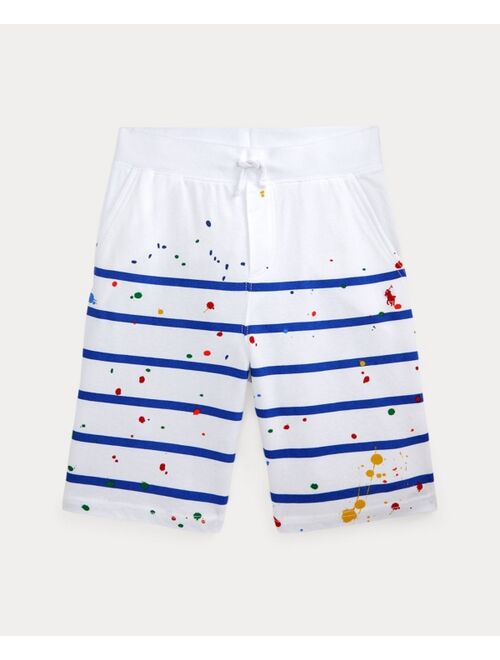 Polo Ralph Lauren Big Boys Paint Splatter Spa Terry Shorts
