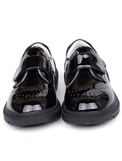 Boy's Girl's Classic School Uniform Comfort Oxford Dress Shoes Loafer Flats (Toddler/Little Kid/Big Kid)