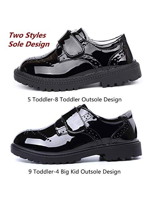 DADAWEN Boy's Girl's Classic School Uniform Comfort Oxford Dress Shoes Loafer Flats (Toddler/Little Kid/Big Kid)