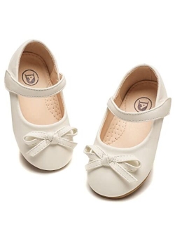 Girl's Toddler/Little Kid Mary Jane Dress Shoes Flats for Girl Party School Wedding