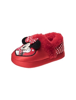 Toddler Baby Slippers - Boys/Girls Minnie Mouse and Mickey Mouse Fuzzy Slippers