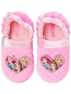 Girls Slippers Disney Princess and Frozen Fuzzy Slippers (Toddler/Little Girl)