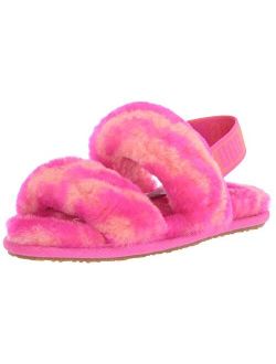 Unisex-Child K Oh Yeah Zebra Slipper