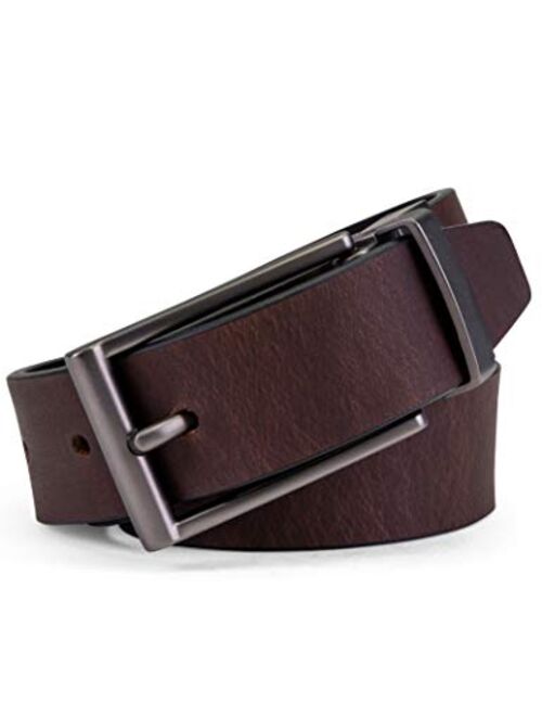 Timberland Boys' Big Reversible Leather Belts for Kids