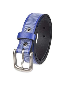 Boys' Big Kids Belt-School Casual for Jeans Classic Strap and Single Prong Buckle