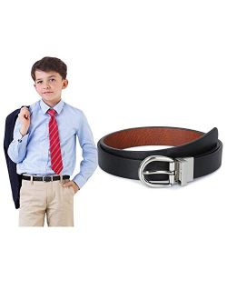 Kids Belts Boys Adjustable Faux Leather Belts Boys Formal & Casual Belt 