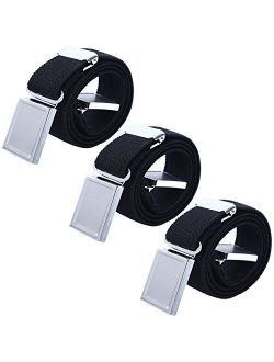3 PCS Kids Adjustable Magnetic Belts - Easy to Use Magnetic Buckle Belt for Boys and Girls