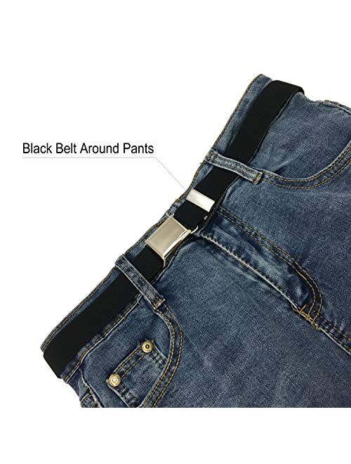 Little Boys’Easy Use Adjustable Elastic Stretch Unisex Child Belts