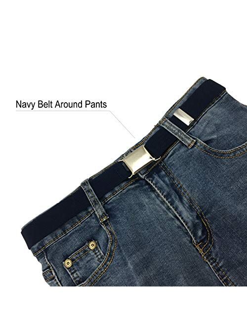 Little Boys’Easy Use Adjustable Elastic Stretch Unisex Child Belts