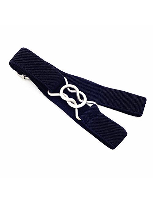Kids Toddlers Belts Elastic Stretch Adjustable Belt For Small Boys Girls School Uniforms Pants With Easy Buckle