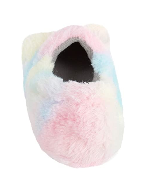 Jessica Simpson Girls Cute and Cozy Plush Slip on House Slippers With Memory Foam