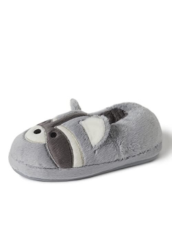 Unisex-Child Kids Toddlers Whimsical Animal Critter Washable Slipper
